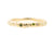 Handgemaakte en fairtrade organische ring van eerlijk goud met toermalijnen en diamantjes