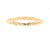Handgemaakte en fairtrade geelgouden organische ring met tien diamantjes