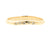 Handgemaakte en fairtrade fijne organische gouden ring met vijf diamanten