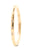 Handgemaakte en fairtrade fijne gehamerde gouden ring met drie kleine fairtrade diamantjes