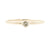 Handgemaakte en fairtrade fijne witgouden verlovingsring ring met peper en zout diamant in chaton