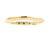 Handgemaakte en fairtrade fijne gouden ring met vier blauwe saffiertjes
