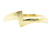Handgemaakte en fairtrade gouden ruwe organische en geometrische ring