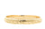 Handgemaakte en fairtrade  gouden ring met visgraat patroon