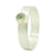 Handgemaakte en fairtrade zilveren gematteerde ring met en saffier in goud