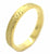 Gouden ring met reliëf - Handgemaakt en fairtrade