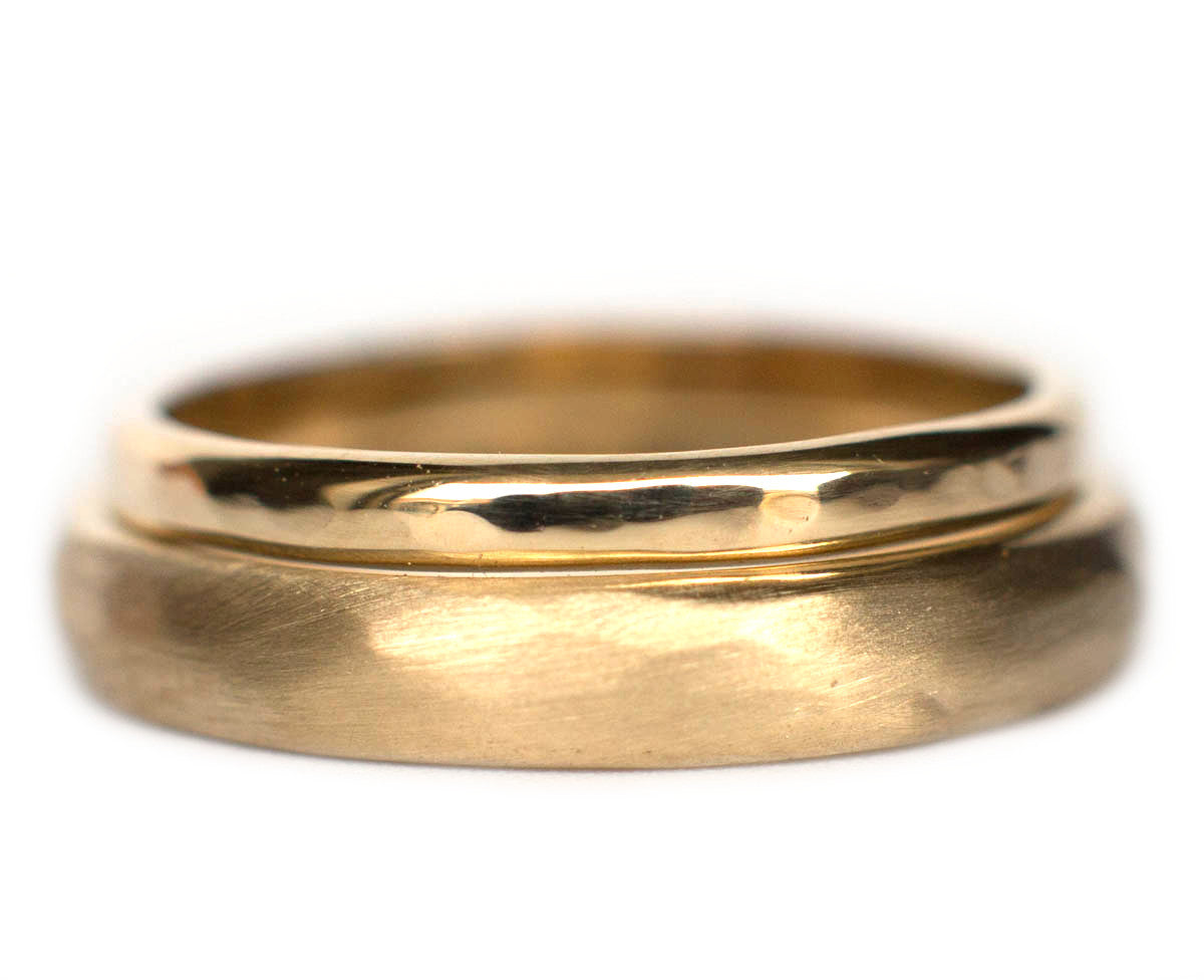 Uluru Isaac Dreigend Gehamerde trouwringen van geelgoud | Handgemaakt & Fairtrade | Nanini  Jewelry | Handgemaakte Fairtrade Sieraden | Amsterdam