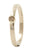 Handgemaakte en fairtrade fijne witgouden ring met bruine en witte diamant