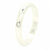 Handgemaakte fairtrade zilveren ring met diamant