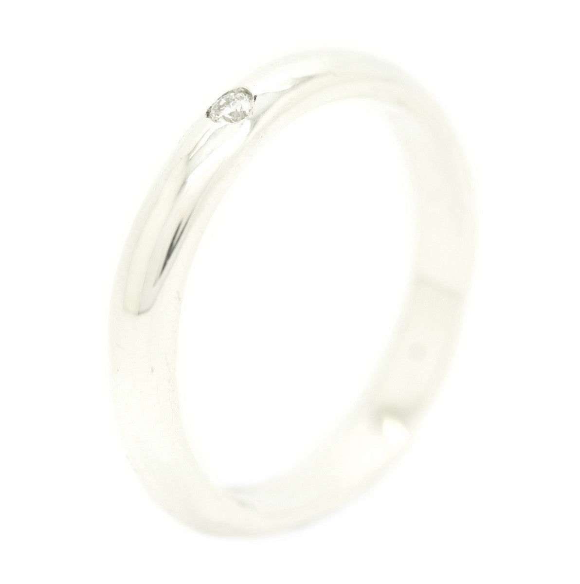 Handgemaakte fairtrade zilveren ring met diamant