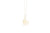 Zilveren ketting met hartje van zilveren een stukje gesmolten goud 