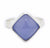 Zilveren ring met fairtrade chalcedoon uit Mexico