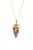 Handgemaakte zilveren ketting met cacoxenite amethyst