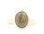 Handgemaakte en fairtrade zilveren ring met oval labradoriet